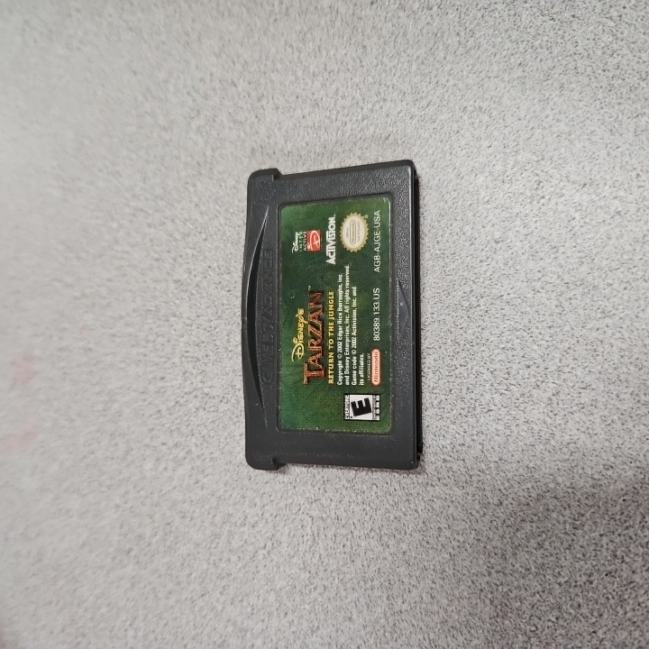 Disney Video Games & Consoles | Game Boy Advance Game: Disney's Tarzan Return To The Jungle /Cart Only (M-Y) | Color: Black/Green | Size: Os