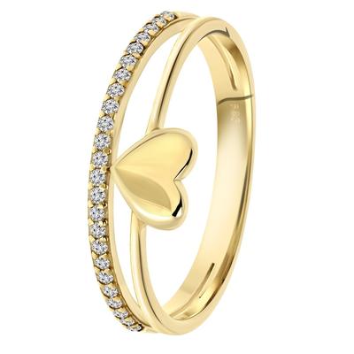 Lucardi - Ringe 585 Gold - goldfarbig Herrenschmuck 1 ct Damen Image