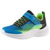Sneaker SKECHERS KIDS "MICROSPEC ADVANCE", Kinder, Gr. 34, bunt (schwarz, limette), Textil, Lederimitat, kontrastfarbene Details, sportlich, Schuhe, Freizeitschuh mit Klettverschluss, Größenschablone zum Download