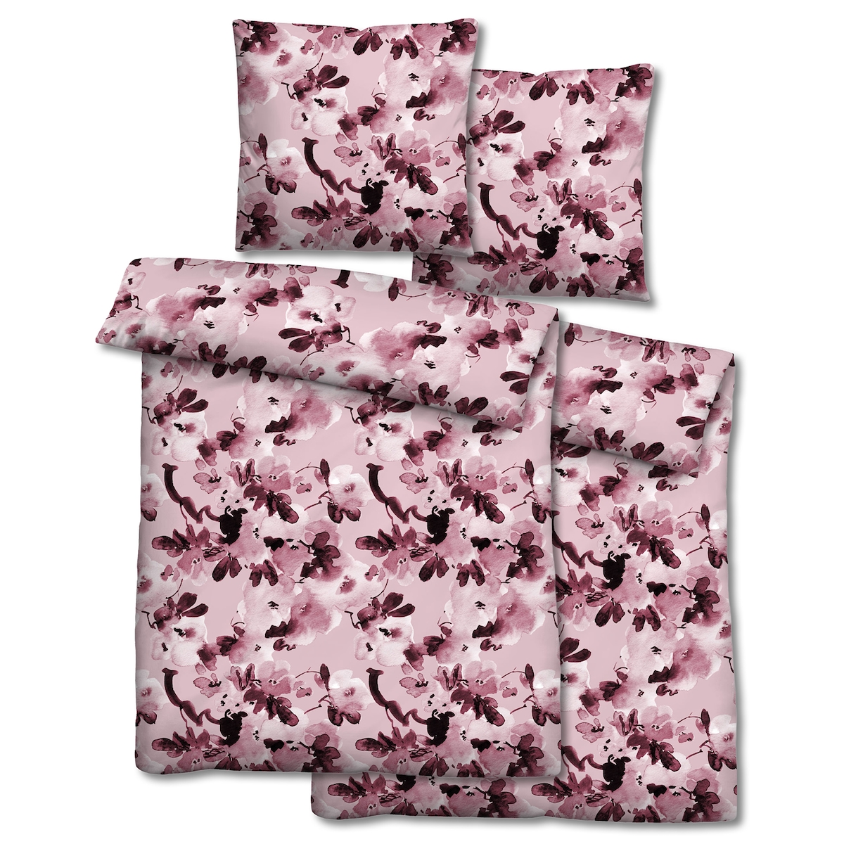 Doppelpack Castell Biber Bettwäsche 155 x 200 cm + 80 x 80 cm Image