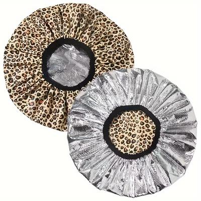 TEMU Hair Care Cap - Thickened Tin Foil Hat For Deep Conditioning, Use - Barbers & , Hair Care Cap Image