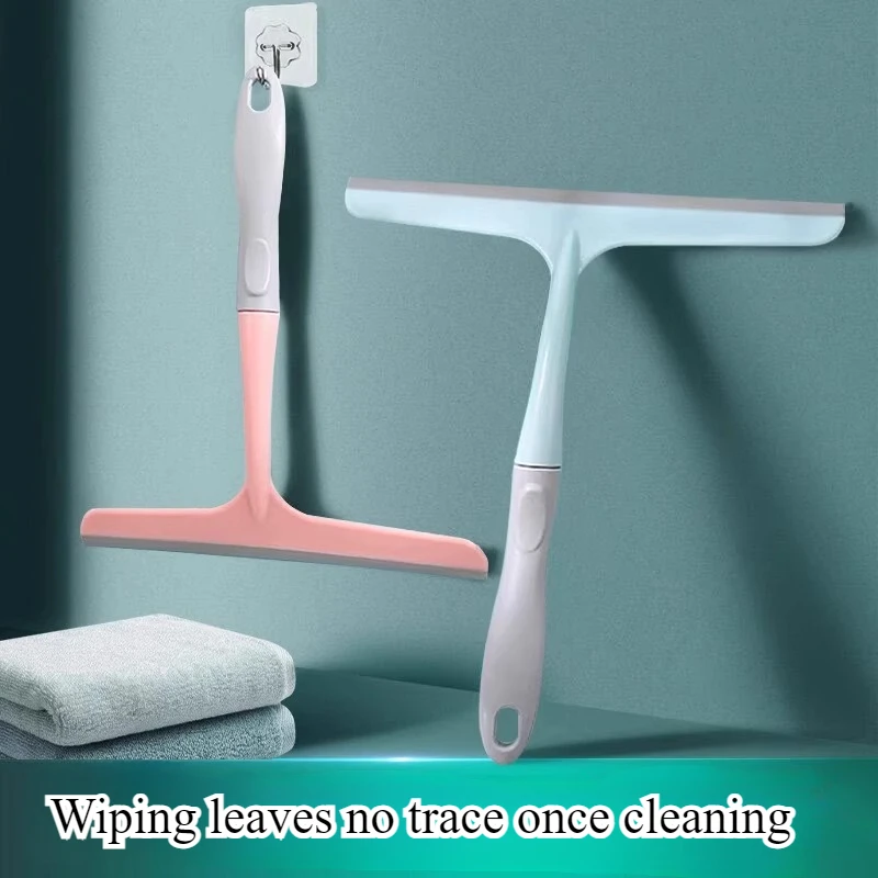 Wischer Haushalt Silikon Wischer Klinge Glas Artefakt Badezimmer doppelseitige Spezielle Schaber Fenster Reiniger Reinigung Image