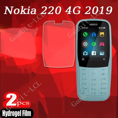 2PCS Für Nokia 220 4G 2019 2,4 "Nokia220 4G Dual SIM Mit Dual-SIM HD Volle Hydrogel film Schutzhülle Screen Protector Abdeckung