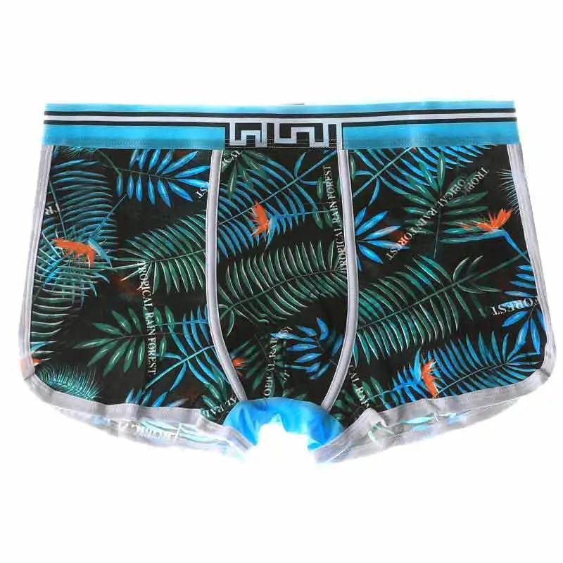 Dünne Sommer-Boxershorts für Herren, atmungsaktive Herren- und Teenager-Boxershorts, Herrenunterwäsche aus Baumwolle, Herrenunterwäsche aus Baumwolle Image