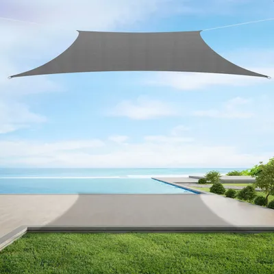 Super Waterproof Shade Sail Patio Awning Outdoor Garden Pool Sun Canopy Shelter Cover Square For
