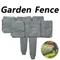 5/10/12pcs Garden Fence Imitation Stone Plant Support Stake Outdoor Edging Decorative Border DIY