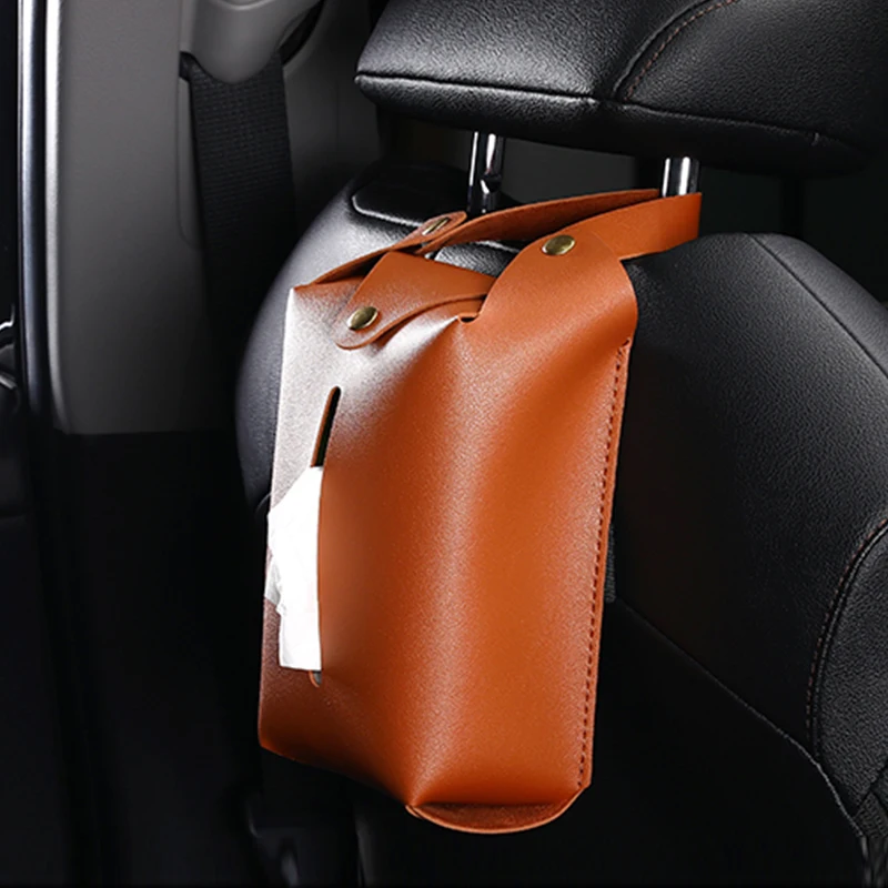 Auto Tissue Box Rücksitz hängen Sonnenblende/Armlehne Box Home Papier Halter Küche Zimmer Papier Handtuch Lagerung Fall Abdeckung Spender Image