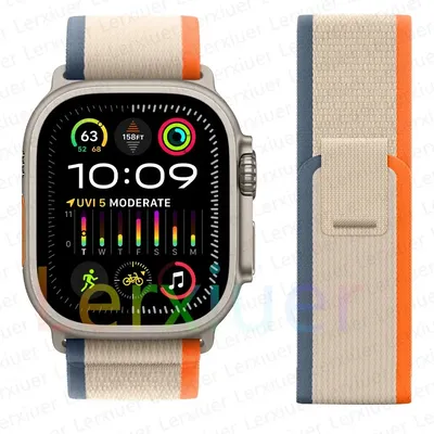 Trail-Loop für Apple Watch Ultra 2 Band 49 mm 46 mm 44 mm 40 mm 45 mm 41 mm 42 mm 38 Correa-Armband Image