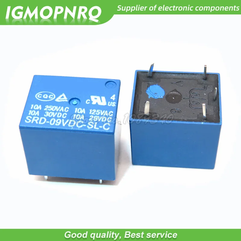 5PCS Hohe Qualität Relais SRD-09VDC-SL-C SRD-09VDC-SL SRD-09V SRD-09VDC relais 5PINS 9V DC IGMOPNRQ Image