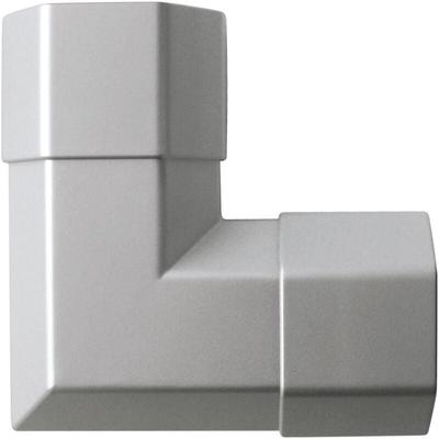 Schwaiger - 90° Winkel Kabelkanal-Ecke aus Kunststoff Flach Flexibel Erweiterung Kabelkanal für Tv, Image