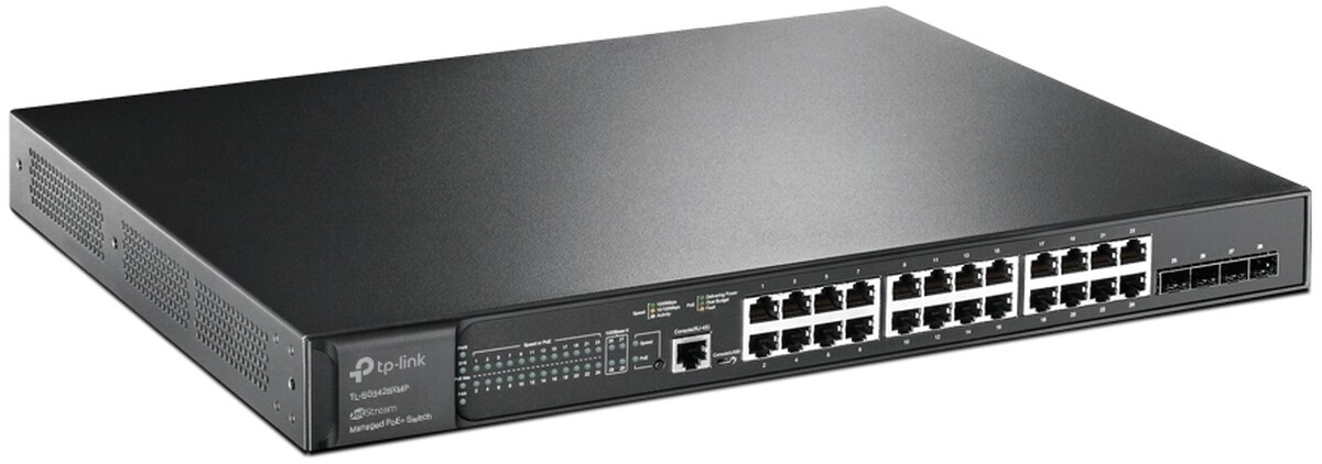tp-link Omada TL-SG3428XMP 24-Port Gigabit Mgd. PoE+ Switch 4x SFP+ Image