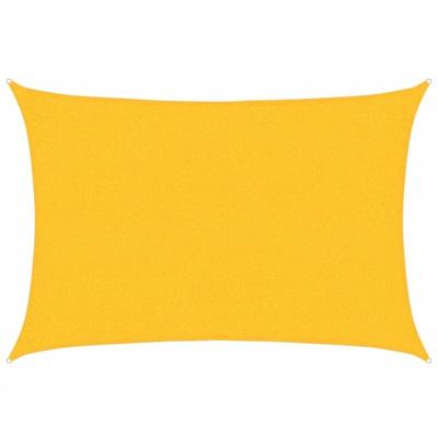 Sonnensegel 160 g/m² Rechteckig Gelb 2x3 m hdpe Vidaxl Image
