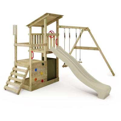 Spielturm Klettergerüst FruityForest mit Schaukel & Rutsche, Kletterturm mit Sandkasten, Leiter & Image