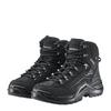 Wanderschuh LOWA "RENEGADE EVO GTX MID", Gr. 46, schwarz (tiefschwarz), Leder, sportlich, Schuhe, wasserdicht und mit Vibram-Sohle