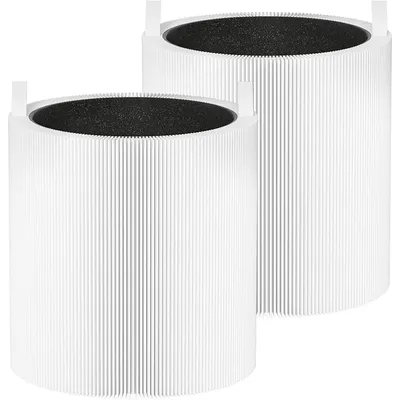 2Pcs Fit for 511 True HEPA Filter Replacement Compatible with Blueair Blue Pure 511 Air Cleaner