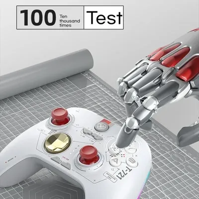 Kingdom Tears Edition Switch Controller - Hall Sensor Linear Triggers, RGB Customization,