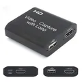 Scheda di acquisizione del gioco con Loop Out 4K HD a USB 2.0 1080P 720P 30FPS Video Grabber Box per Xbox o PC Computer Camera Live Streaming