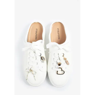 Maurices Women's Neutral Shoe Charms Gray Size O/s