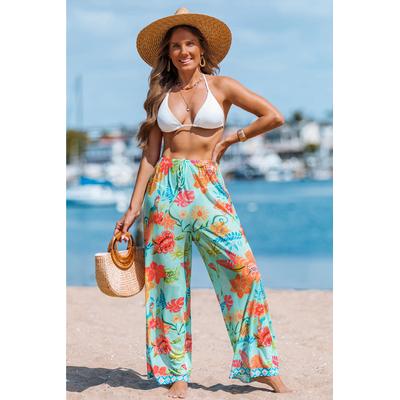 Wildflower Hour Floral Cover-Up Pants