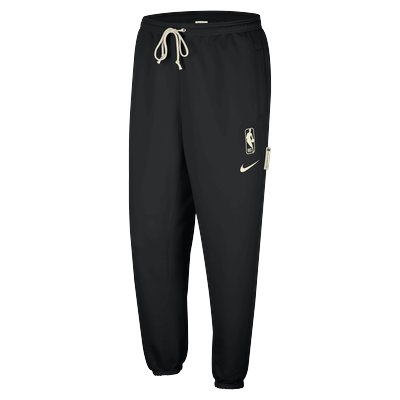 Los Angeles Lakers Standard Issue Men's Nike Dri-FIT NBA Trousers - Black - Polyester/Cotton