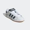 Sneaker ADIDAS ORIGINALS "CAMPUS 00S", Gr. 42, cloud weiß, night indigo, gold metallic, Leder, Textil, sportlich, Schuhe