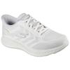 Slip-On Sneaker SKECHERS "GO WALK NOW-PAYTON", Herren, Gr. 44, grau (weiß, hellgrau), Textil, sportlich, Schuhe, Trainingsschuh, Schnürschuh mit Handsfree Slip-ins