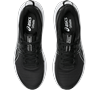 Laufschuh ASICS "JOLT 5", Gr. 45, schwarz-weiß (schwarz, weiß), Textil, sportlich, Schuhe