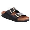 Pantolette ROHDE "ALBA", Damen, Gr. 38, schwarz, Lackleder, glänzend, klassisch, Schuhe, Sommerschuh, Hausschuh, Strandschuh, Schlappen, Schnallenverschlüsse