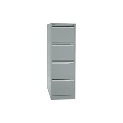 Bisley Hängeregistraturschrank 4 Schübe 1-bahnig silber Image