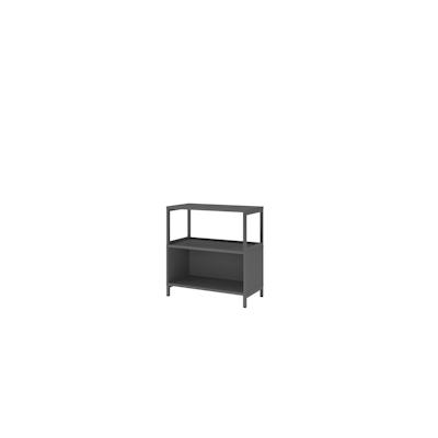 Hammerbacher Regal FlexWall 2OH 1offen Sockel graphit Image