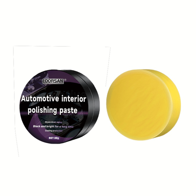 TEMU Car Engine Shine & Plastic Repair Paste - Enhances Black , Protects Interior & Exterior Surfaces Image