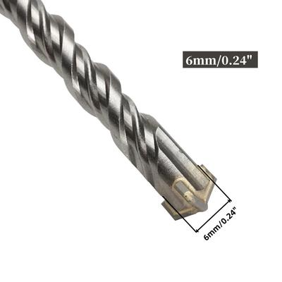TEMU Sds Plus 160mm Drill Bit For Concrete, Rock, Stone - Steel Alloy, Type, Round Shank, Single Item Pack, No Battery Required, Metal Construction, For 5/6/8/10/12/14/16mm Image