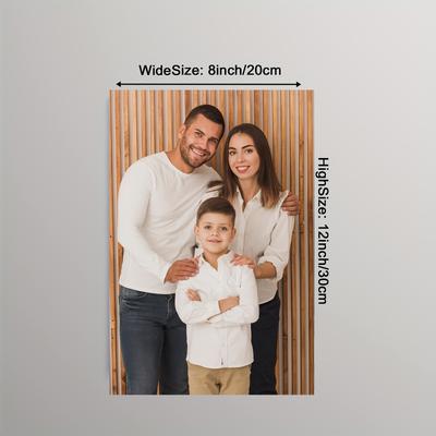 TEMU Custom Canvas Art With Pine Wood Frame – Personalized Family Portrait Or Group Photo, Living Room, Bedroom, Study Decor, Holiday Gift, Bedroom Wall Art | Gift | Wrapped Canvas, Canvas Wall Art Image