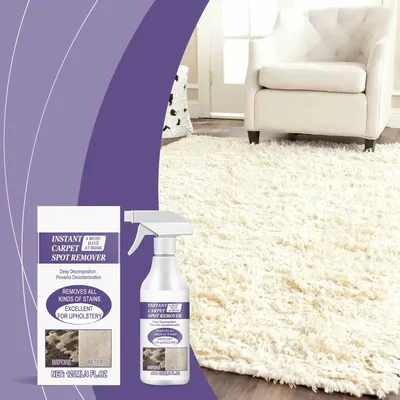 Carpet Cleaner Liquid Safe Lasting Powerful Stains Remover Fabric Sofa Surfaces Clean Multifunctional Carpet Fragrance Detergent