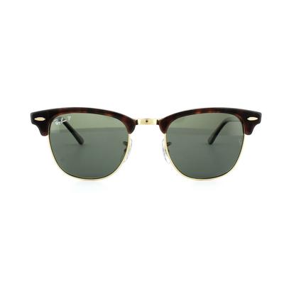 Ray-Ban Runde Herren Sonnenbrille Rot Havana Grün Polariert
