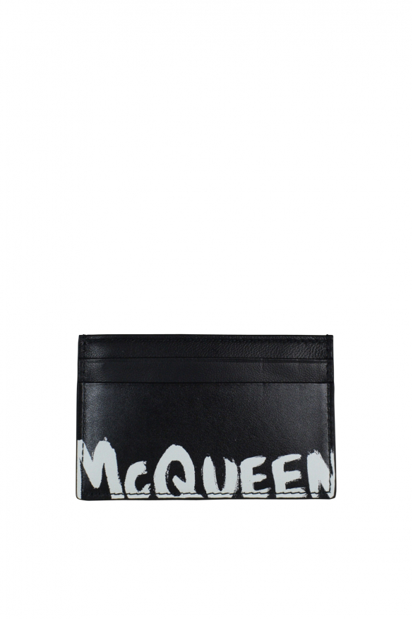 Alexander McQueen Karteninetui Schwarz Image