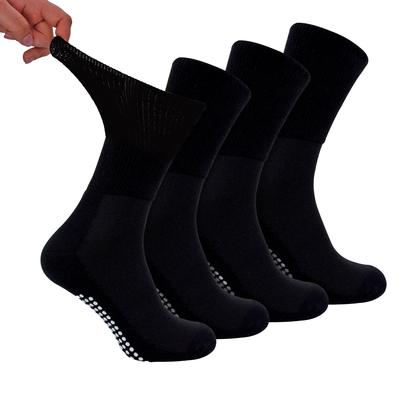 4er Pack Bambus-Diabetikersocken mit Grip für Männer und Frauen Image