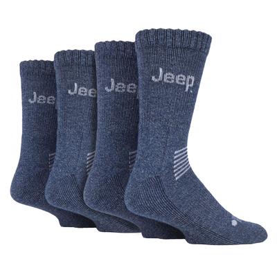 4er-Pack Herren WollstA1ifel | Dicke, strapazierfähige Outdoorsocken Image