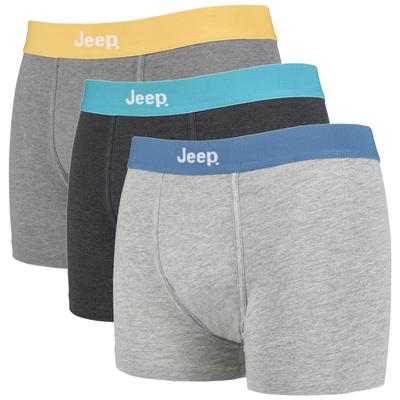 JEEP - 3 Paar Herren Baumwoll-Mischung Alltags Fitted Boxershorts Image