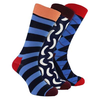 HS von Happy Socks - Herren 3er-Pack Klassische Argyle-Anz socks - Argyle (Rot) Image