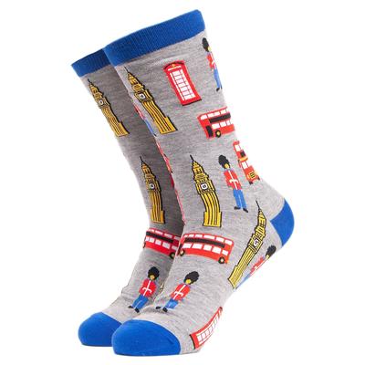 London France Design Baumwoll-Socken für Unisex mit besonderem Design Image