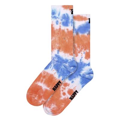 Novelle Batik Socken | Happy Socks | Atmungsaktive mehrfarbige lustige Dress-Socken | Geschenk-Socken - Pfirsich Image