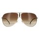 Carrera Aviator Unisex Gold Braun Verlauf