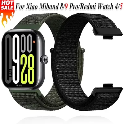 Original geflochtenes Nylonarmband für Redmi Watch 4–5 Armband Xiaomi Miband 8 Pro Stoffarmband Image