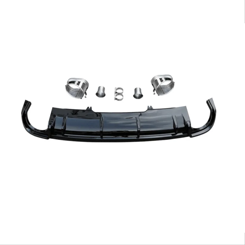 Auto-Heckstoßstangen-Lippen-Diffusor für Audi A4 B9 2017 2018 2019, Upgrade RS4-Typ diffus Image