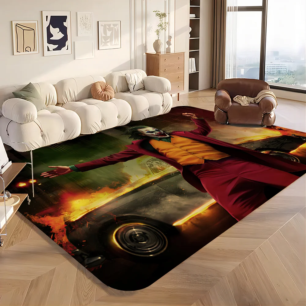 Joker Movie Room Mats Günstigerer rutschfester moderner Willkommensteppich für Wohnzimmer und Balkon Image