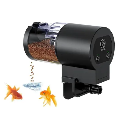 Automatischer Fischfutterspender für Aquarien, automatische Fischfutterspender mit 100 ml Image