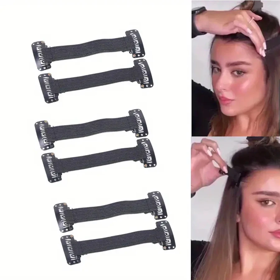 3 Stück verstellbare V-Linien-Faceliftbänder – schwarze elastische Anti-Falten-Augen- und Stirnstraffungsgurte Image