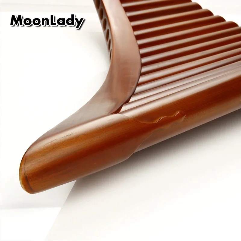 Bambus-Pfannflöte, 25 Pfeifen, C-Taste, Panflöte, hochwertige Pfannenpfeifen, Holzblasinstrument, chinesisches traditionelles Musikinstrument Image