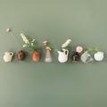 graziosi vasi con piante, magneti da frigorifero, mini vasi in ceramica per fiori per decorare il frigorifero, decorazioni da parete magnetiche fai da te in 3D, accessori per la casa con vista
